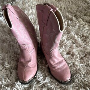 Pink Western-Style Women's Boots